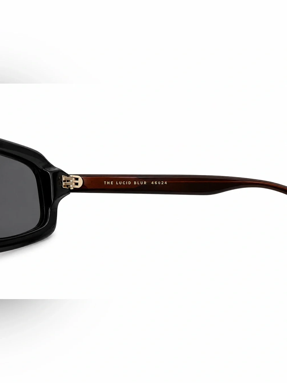 Crap Eyewear Black Rectangular Sunglasses